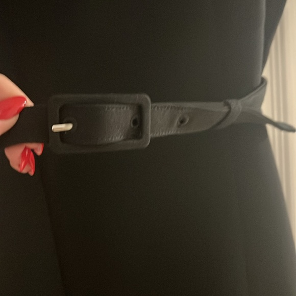 Black Belt Dress - Picture 2 of 5